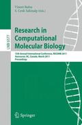 Bafna / Sahinalp |  Research in Computational Molecular Biology | Buch |  Sack Fachmedien