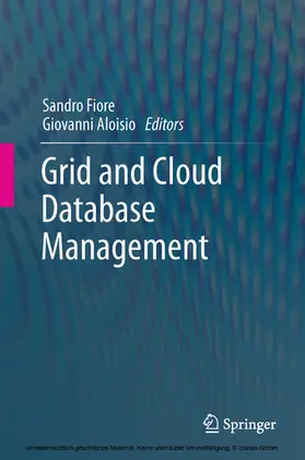 Fiore / Aloisio | Grid and Cloud Database Management | E-Book | sack.de