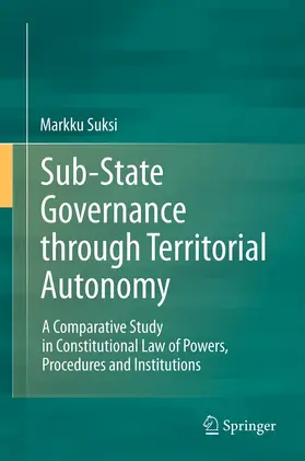 Suksi | Sub-State Governance through Territorial Autonomy | E-Book | www.sack.de