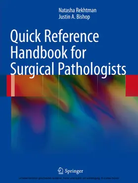 Rekhtman / Bishop |  Quick Reference Handbook for Surgical Pathologists | eBook | Sack Fachmedien