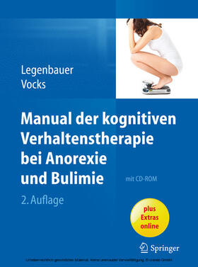 Legenbauer / Vocks |  Manual der kognitiven Verhaltenstherapie bei Anorexie und Bulimie | eBook | Sack Fachmedien