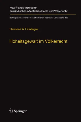 Feinäugle |  Hoheitsgewalt im Völkerrecht | eBook | Sack Fachmedien