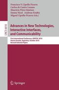Cipolla Ficarra / de Castro Lozano / Pérez Jiménez |  Advances in New Technologies, Interactive Interfaces | Buch |  Sack Fachmedien