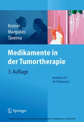 Kroner / Margulies / Taverna |  Medikamente in der Tumortherapie | eBook | Sack Fachmedien