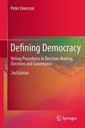 Emerson |  Defining Democracy | Buch |  Sack Fachmedien