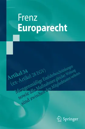 Frenz |  Europarecht | eBook | Sack Fachmedien