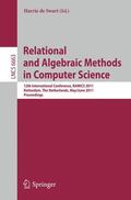 de Swart |  Relational and Algebraic Methods in Computer Science | Buch |  Sack Fachmedien