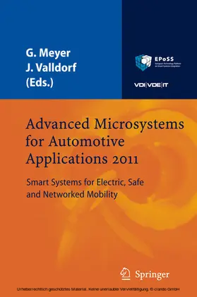 Meyer / Valldorf |  Advanced Microsystems for Automotive Applications 2011 | eBook | Sack Fachmedien
