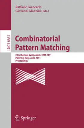 Giancarlo / Manzini | Combinatorial Pattern Matching | E-Book | www.sack.de