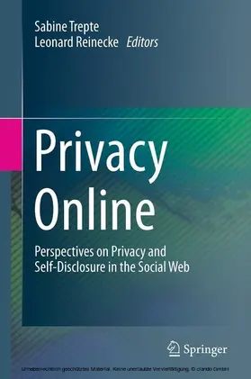 Trepte / Reinecke | Privacy Online | E-Book | sack.de