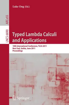 Ong |  Typed Lambda Calculi and Applications | Buch |  Sack Fachmedien