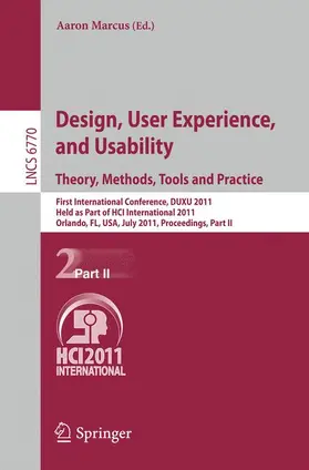 Marcus |  Design, User Experience, and Usability. Theory, Methods, Tools and Practice | Buch |  Sack Fachmedien