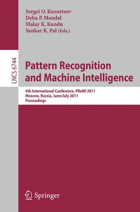 Kuznetsov / Mandal / Kundu |  Pattern Recognition and Machine Intelligence | Buch |  Sack Fachmedien