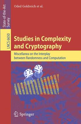 Goldreich | Studies in Complexity and Cryptography | Buch | 978-3-642-22669-4 | sack.de