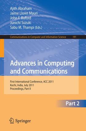 Abraham / Lloret Mauri / Buford | Advances in Computing and Communications, Part II | Buch | 978-3-642-22713-4 | sack.de