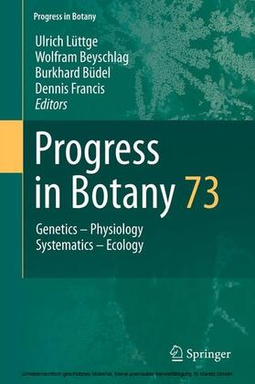 Lüttge / Beyschlag / Büdel | Progress in Botany Vol. 73 | E-Book | sack.de