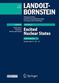 Schopper / Soroko / Sukhoruchkin |  Z = 30-47. Excited Nuclear States | Buch |  Sack Fachmedien