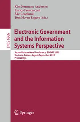 Andersen / Francesconi / Grönlund | Electronic Government and the Information Systems Perspective | E-Book | sack.de