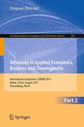 Zhou |  Advances in Applied Economics, Business and Development | Buch |  Sack Fachmedien