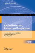 Zhou |  Applied Economics, Business and Development | Buch |  Sack Fachmedien