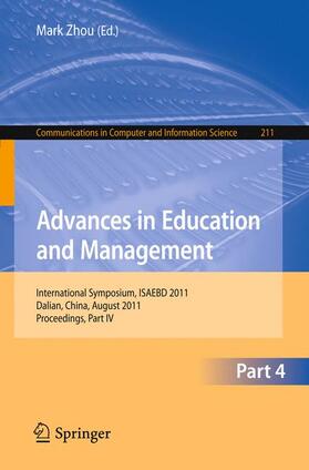Zhou | Advances in Education and Management | Buch | sack.de
