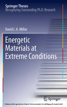 Millar |  Energetic Materials at Extreme Conditions | eBook | Sack Fachmedien