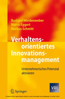 Wördenweber / Eggert / Schmitt | Verhaltensorientiertes Innovationsmanagement | E-Book | www.sack.de