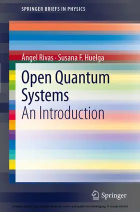 Rivas / Huelga | Open Quantum Systems | E-Book | sack.de