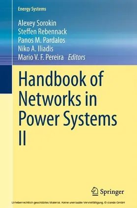 Sorokin / Rebennack / Pardalos | Handbook of Networks in Power Systems II | E-Book | sack.de