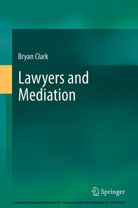 Clark | Lawyers and Mediation | E-Book | www.sack.de