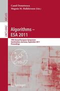 Demetrescu / Halldorsson |  Algorithms -- ESA 2011 | Buch |  Sack Fachmedien