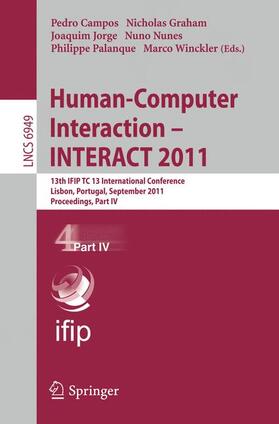 Campos / Graham / Jorge |  Human-Computer Interaction -- INTERACT 2011 | Buch |  Sack Fachmedien