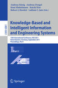 Koenig / Dengel / Hinkelmann |  Knowledge-Based and Intelligent Information and Engineering Systems, Part I | eBook | Sack Fachmedien