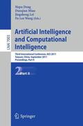 Deng / Miao / Lei |  Artificial Intelligence and Computational Intelligence | Buch |  Sack Fachmedien