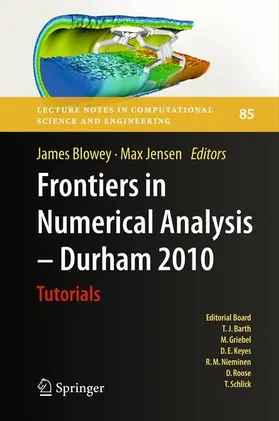 Blowey / Jensen |  Frontiers in Numerical Analysis - Durham 2010 | eBook | Sack Fachmedien