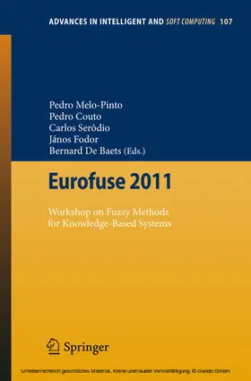De Baets / Melo-Pinto / Fodor |  Eurofuse 2011 | eBook | Sack Fachmedien