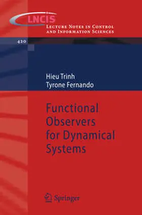 Trinh / Fernando |  Functional Observers for Dynamical Systems | eBook | Sack Fachmedien