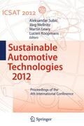 Subic / Koopmans / Wellnitz |  Sustainable Automotive Technologies 2012 | Buch |  Sack Fachmedien