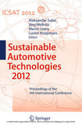 Subic / Wellnitz / Leary |  Sustainable Automotive Technologies 2012 | eBook | Sack Fachmedien
