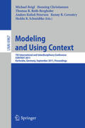Beigl / Christiansen / Roth-Berghofer |  Modeling and Using Context | eBook | Sack Fachmedien