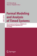 Fahrenberg / Tripakis |  Formal Modeling and Analysis of Timed Systems | eBook | Sack Fachmedien