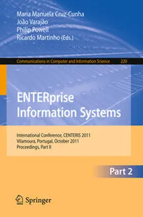 Cruz-Cunha / Varajao / Powell |  ENTERprise Information Systems, Part II | Buch |  Sack Fachmedien