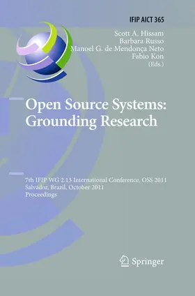 Hissam / Kon / Russo |  Open Source Systems: Grounding Research | Buch |  Sack Fachmedien