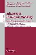 De Troyer / Bauzer Medeiros / Billen |  Advances in Conceptual Modeling. Recent Developments | Buch |  Sack Fachmedien