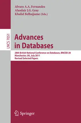 Fernandes / Gray / Belhajjame | Advances in Databases | E-Book | www.sack.de