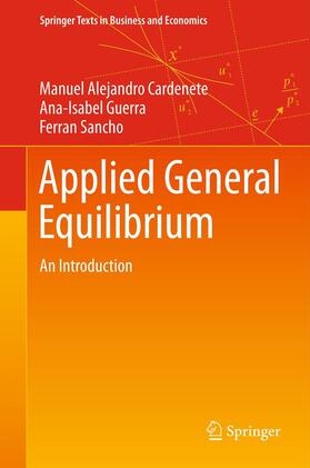 Cardenete / Guerra / Sancho | Applied General Equilibrium | E-Book | sack.de