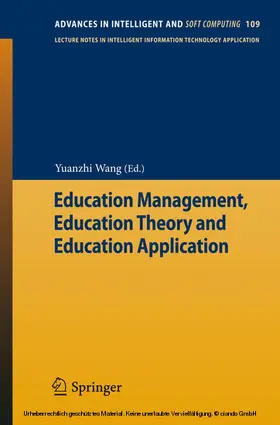 Wang | Education Management, Education Theory and Education Application | E-Book | www.sack.de