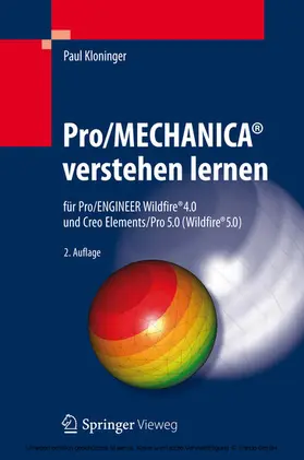 Kloninger | Pro/MECHANICA® verstehen lernen | E-Book | sack.de