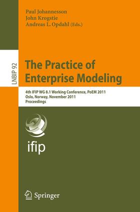 Johannesson / Krogstie / Opdahl |  The Practice of Enterprise Modeling | Buch |  Sack Fachmedien