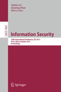 Lai / Zhou / Li |  Information Security | eBook | Sack Fachmedien